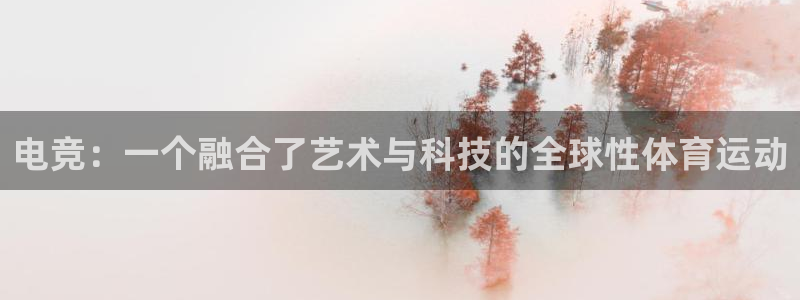 球王会体育：电竞：一个融合了艺术与科技的全球性体育运动